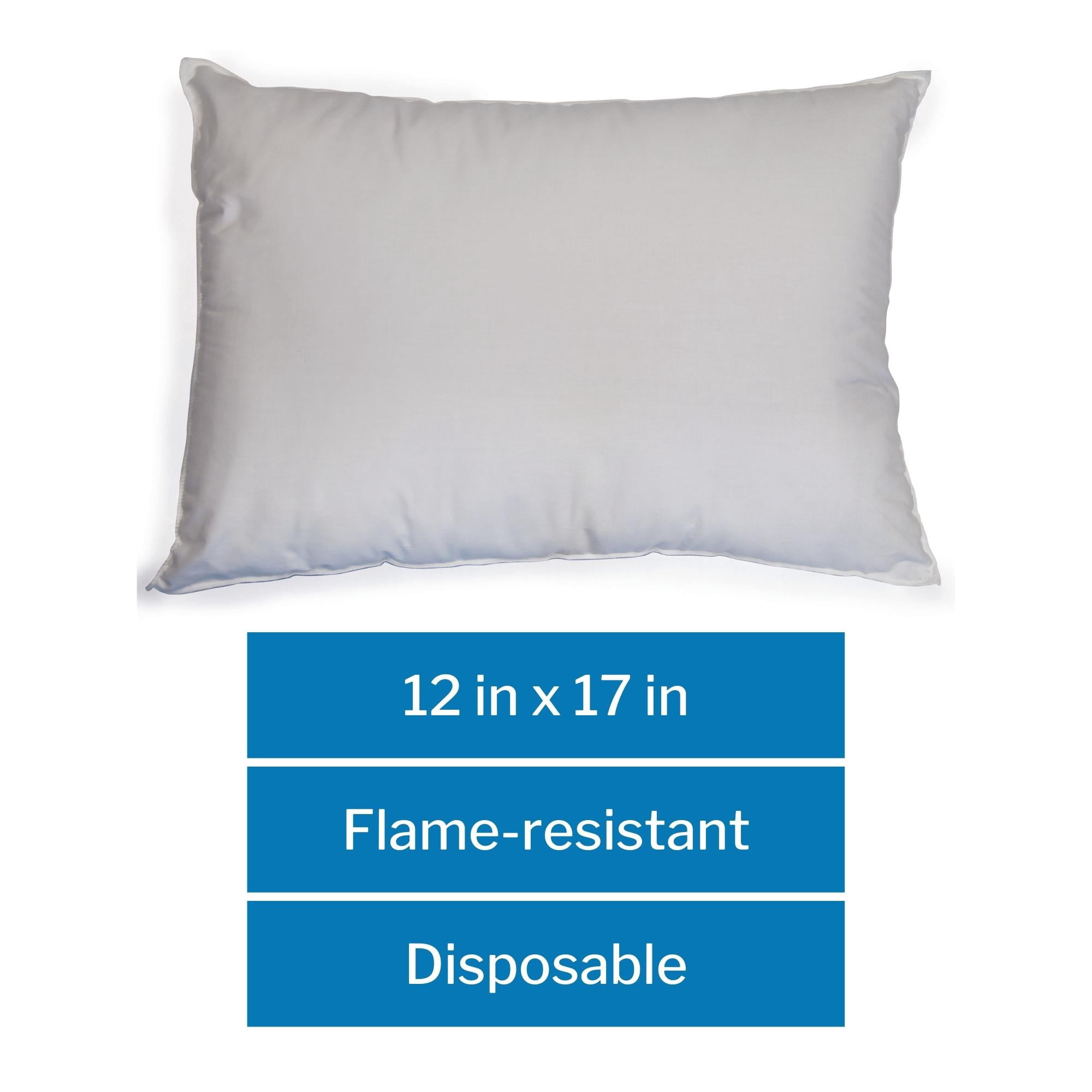 McKesson Disposable Bed Pillow - Small Medical Pillows, 12 in x 17in, 24 Ct