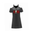 thumbnail image 4 of Vestido corto de verano para mujer, con hombros descubiertos, ropa para adolescentes, para vacaciones M, 4 of 7