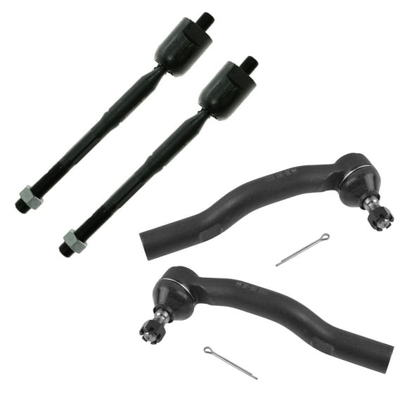 TRQ 4 Piece Kit Inner Outer Tie Rod End LH RH Set for Camry Solara New PSA55412