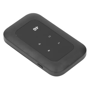 4G LTE portatif WiFi, 4G LTE Mobile WiFi Hotspot Haute Vitesse LED Affichage d'écran intelligent Multifonctionnel 150Mbps avec SIM Emplacement de carte pour le camping