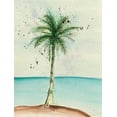 thumbnail image 3 of Gango Home Decor Tropical African Oil Palm I & II; Two 11x14in Art Prints in Distressed White Frames, 3 of 5