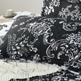 thumbnail image 6 of Home Soft Things 5 Piece LA Boheme Printed Bedspread Set - Black - King(102"x90"), 6 of 7