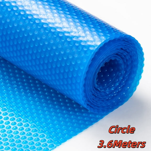 Pool Solar Blanket - Trimmable Round Pool Solar Cover,3M,12FT