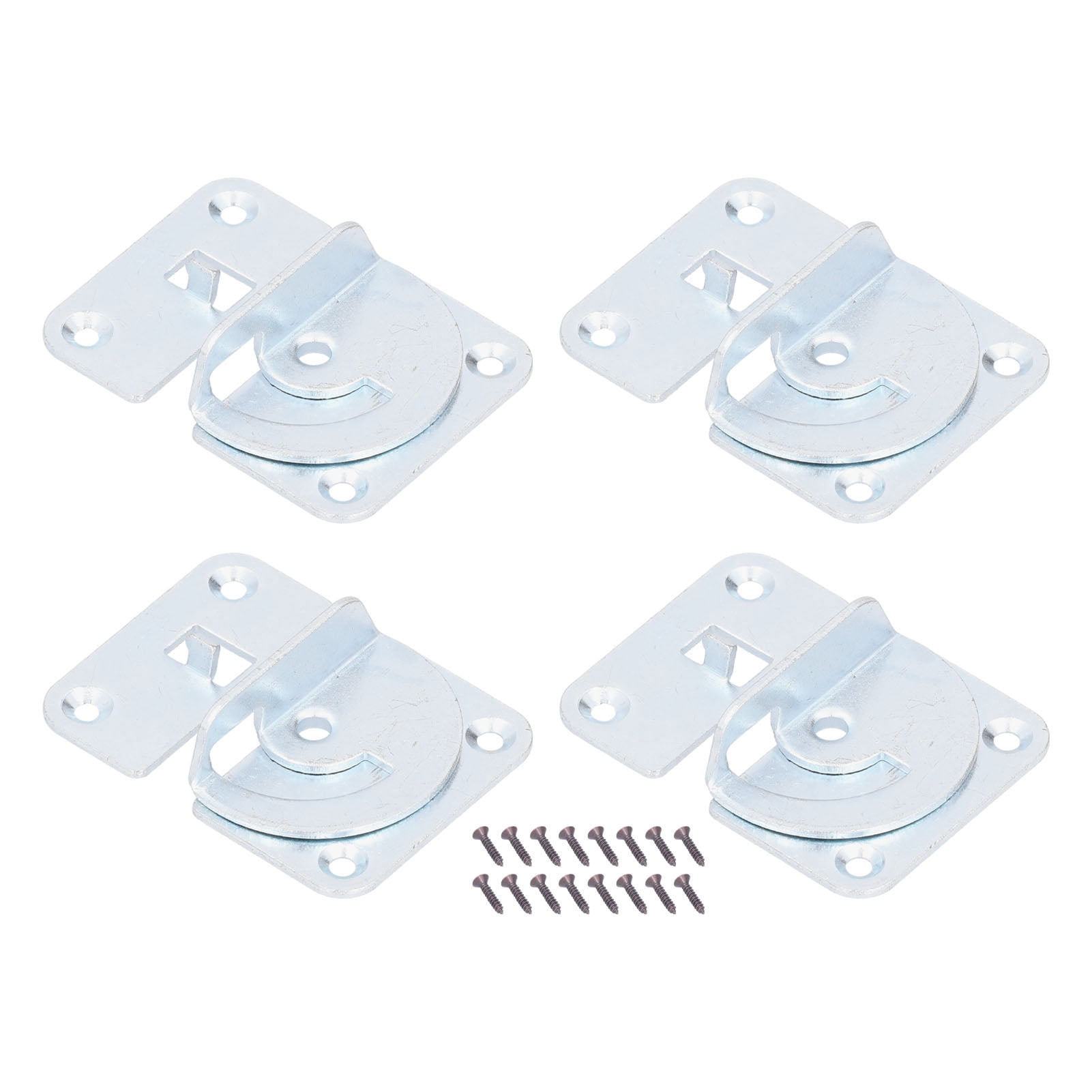 Loewten Headboard Rail Bracket,4PCS Bed Rail Bracket Heavy Duty