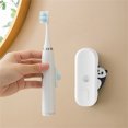 thumbnail image 4 of kurtrusly Electric Toothbrushes Holder Space Saving Stand Storage Rack Waterproof Moisture-proof Support Hanger for Washroom White 1Set, 4 of 6