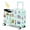 Green-Amusement Park, variant on Advwin 21" Kids Ride-On Luggage with Safety Belt, Foldable Footrest & Spinner Wheels, Hardside Travel Suitcase with Combination Lock & Adjustable Handle for Children, Pink Unicorn