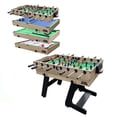 thumbnail image 1 of KICK Quatro 55" 4-en-1 Table de Jeu Multi (Brown), 1 of 6