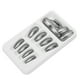 thumbnail image 4 of 24 piezas de uñas postizas brillantes, cubierta completa, efecto espejo metálico, uñas postizas para dedos del pie para mujeres y niñas, tipo de dedo, 4 of 14