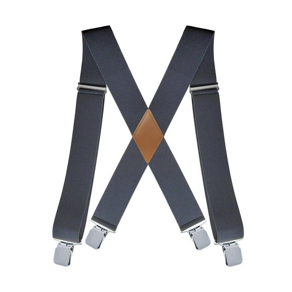 Tirantes para hombre Salvador en Forma de X 5 cm Gris