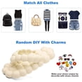 thumbnail image 5 of Chanclas con diapositivas de burbujas para mujeres y hombres, sandalias acolchadas gruesas para masajes, playa, piscina, ducha (blanco), 5 of 5