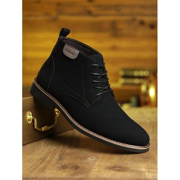 Men's Stylish Lace-Up Oxford Business Dress Shoes for Office & Daily Formal Wear