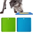 thumbnail image 2 of paquetes de almohadillas azules + verdes para lamer perros, alimentar a las mascotas lentamente y aliviar la ansiedad, muy adecuadas para comida para perros, comida para gatos, carne para gatos, yogur, 2 of 5