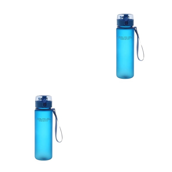 Greeniant Taza de agua de 560ml, taza de leche de jugo de cuerda para exteriores anticaída de gran capacidad, tazas esmeriladas escolares a Type2 NO2