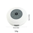 thumbnail image 7 of Shower Mini Wireless BT Shower Speaker IPX4 Waterproof Portable Speakers With LED Light FM Radio Loud Stereo Sound Built-in MIC Suction Cup Speaker Support Hands-free Call TF Card, 7 of 7