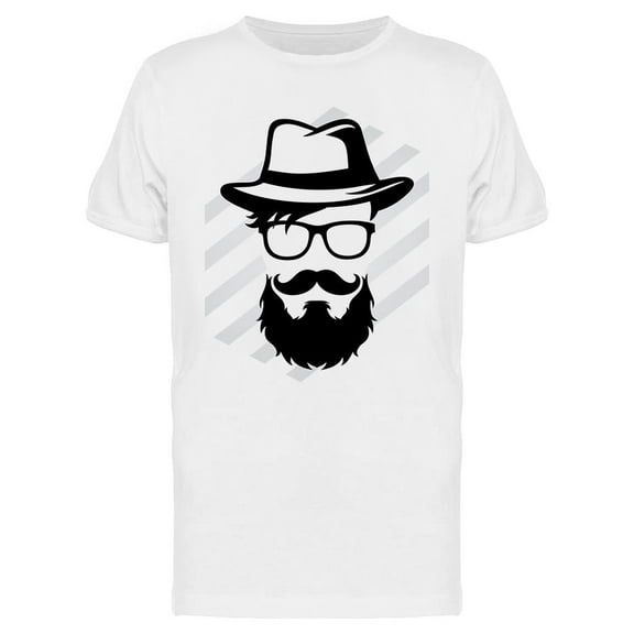 Hipster Logo Graphic T-Shirt Men -Image by Shutterstock, Male x-Large