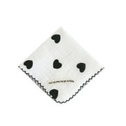 Baby Drooling Bib Soft Breathable Wash Cloth Print Burping Cloth Face Towel G99C for S8