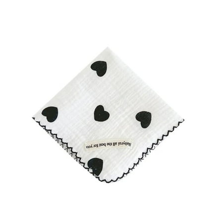 Baby Drooling Bib Soft Breathable Wash Cloth Print Burping Cloth Face Towel G99C for S8