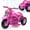 Pink, variant on Jojoka Kids Motorcycle with Bubble Function, 6V Battery Powered Ride On Motorbike Fun Toys with LED Headlights, Music, Pedal, Forward/Reserve, 3 Wheels Electric Bubble Car for Boys & Girls, Pink