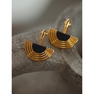 Celvieroot Gold Plated Stud Earrings For Women Ball Earrings Studs Statement Stud Earrings Boho Stud Earrings