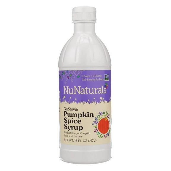 NuNaturals Concentrated Pumpkin Spice Syrup, 16 fl oz (0.47 l)