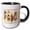 Black/White, variant on 3drose, Let the Colors of Fall Inspire You. Fall into the Season of Warmth, 11oz Mug