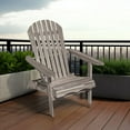 thumbnail image 6 of Geli Outdoor Adirondack Chair-Slatted Back-Gray Eucalyptus Wood, 6 of 10