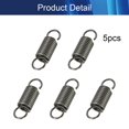 thumbnail image 4 of HUGFEGWE 5PCS Extended Compressed Spring Stainless Steel Dual Hook Tension Spring for Production Assembly Furniture Mechanism Maintenance 1.5x12x40mm UA824-6413, 4 of 8