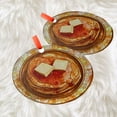 thumbnail image 3 of Pancake Stained Glass Pancakes SunCatcher Light Catcher Window Hanging Breakfast Home Decoration Pancake Lover Gifts, Stained Glass Ornament 2025, Holiday Decoration, Seasonal, 3 of 5