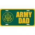 thumbnail image 2 of Army Dad Metal License Plate, 2 of 2