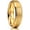 Gold, variant on GLORY 6mm Wedding Rings for Men, Tungsten Carbide Wedding Band Gold Plated Matte Brushed Finish Center Polished Step Edge, Comfort Fit Size 9