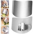 thumbnail image 3 of 6 protectores de dedos de acero inoxidable para cortar protectores de dedos prácticos protectores de dedos para cortar HOMEMAXS 15904576-MX, 3 of 7