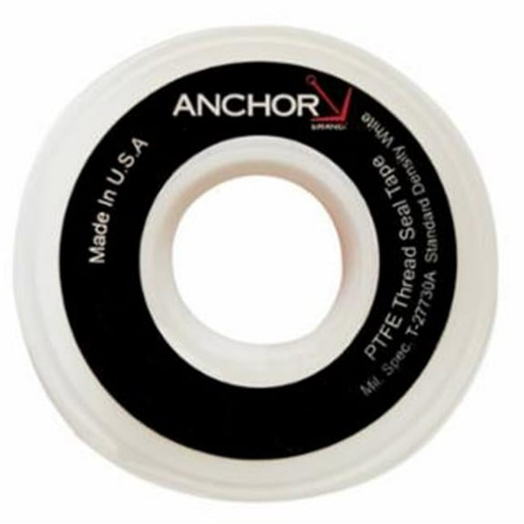 Anchor 102-1-2X520PTFE-YEL 0.5 x 520 in. Gas Line Thread Sealant Tapes - Yellow