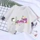 thumbnail image 3 of Camiseta de verano 2024 de Snoopy, camiseta de algodón para niño y niña, camiseta de Charlie Brown y Peanuts, camisetas de manga corta con dibujos animados para niños y niñas, 3 of 5
