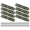 thumbnail image 1 of Uxcell 8-Pack Bisagras de Puerta, 2 5/9in (65mm) Hierro Electrochapado Bisagras Mini de 180° para Puertas Interiores con Tornillo [Tono Cobre], 1 of 1