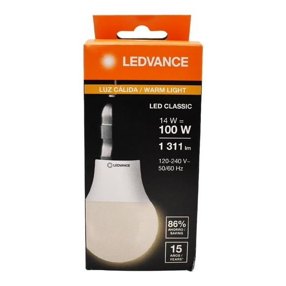 Foco LED Ledvance Luz Cálida de 100 W