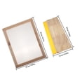 thumbnail image 2 of HIAKDOFT 1 Set Screen Printing Scraper Home Tool Kit for Hobbyists Assorted Color, 2 of 8