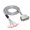 Malecable with term, variant on KRTYDBFZ 25Pin RS232 Extension Cable Double Shielded Male to Female Straight Through