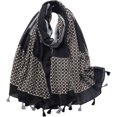thumbnail image 1 of HSHDLDF Foulard Légère Mode Femme Imprimé Floral Hiver Automne Chaude Châle Foulard, 1 of 4