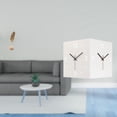 thumbnail image 2 of Escultura De Hoja De Metal Abstracta Nórdica, Figura Decorativa Creativa Para Mesa, Fiesta, Decoración Del Hogar, Reloj De Pared De Esquina Cuadrada Moderno De Doble Cara, Regalo Decorativo, 2 of 8