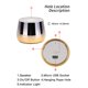 thumbnail image 3 of Altavoces Bluetooth Portátiles Altavoz de Ducha Bluetooth con Luz de Color, Altavoz Manos Libres con Micrófono Incorporado, Succión Específica de la Ducha, Bluetooth 5.1 Ipx4 Bluetooth Altavoz de Duch, 3 of 6