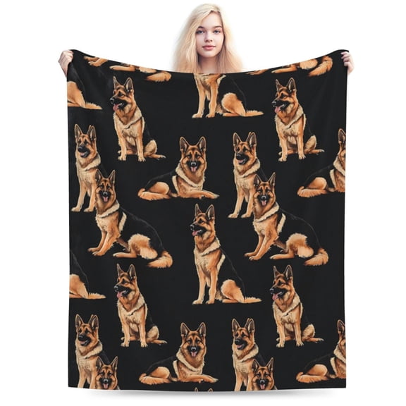 German Shepherd Blanket Gifts for Adult 50x40