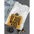 thumbnail image 3 of Do More Of What Makes You Hoppy  T-Shirt Women -Image by Shutterstock, Female x-Large, 3 of 4