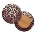 thumbnail image 2 of Renewold Bar Stool Cover Breathable Soft 14-16 Inch Round Stool Covers Stretch Washable Stool Seat Slipcovers for Home Bar Decor, 2 Count, Gradient Leopard Print, 2 of 6