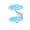 B001- Cyan, variant on Bathroom Wall Organizer, Nordic Style Daisy Shaped Wall Mount Holder Bathroom, Double Layered No Punch Adhesive Shower Wall Organizer, Sunflower Wall Decor 6X5 Inch Bathroom Shelf
