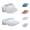 white, variant on Hovilon 6-Cavity Car and Truck Silicone Mold, Food-Grade Non-Stick Bakeware for DIY Cakes, Chocolate, Candy, and Soap, Automotive Themed Baking Pan for Party Favors and Desserts