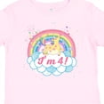 thumbnail image 4 of Inktastic 4th Birthday Unicorn Rainbow Cute Girls Girls Toddler T-Shirt, 4 of 5