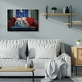 thumbnail image 3 of Stupell Industries House Mice Snuggling Under Blanket Watching TV,30 x 40,Designed by Lucia Heffernan, 3 of 4