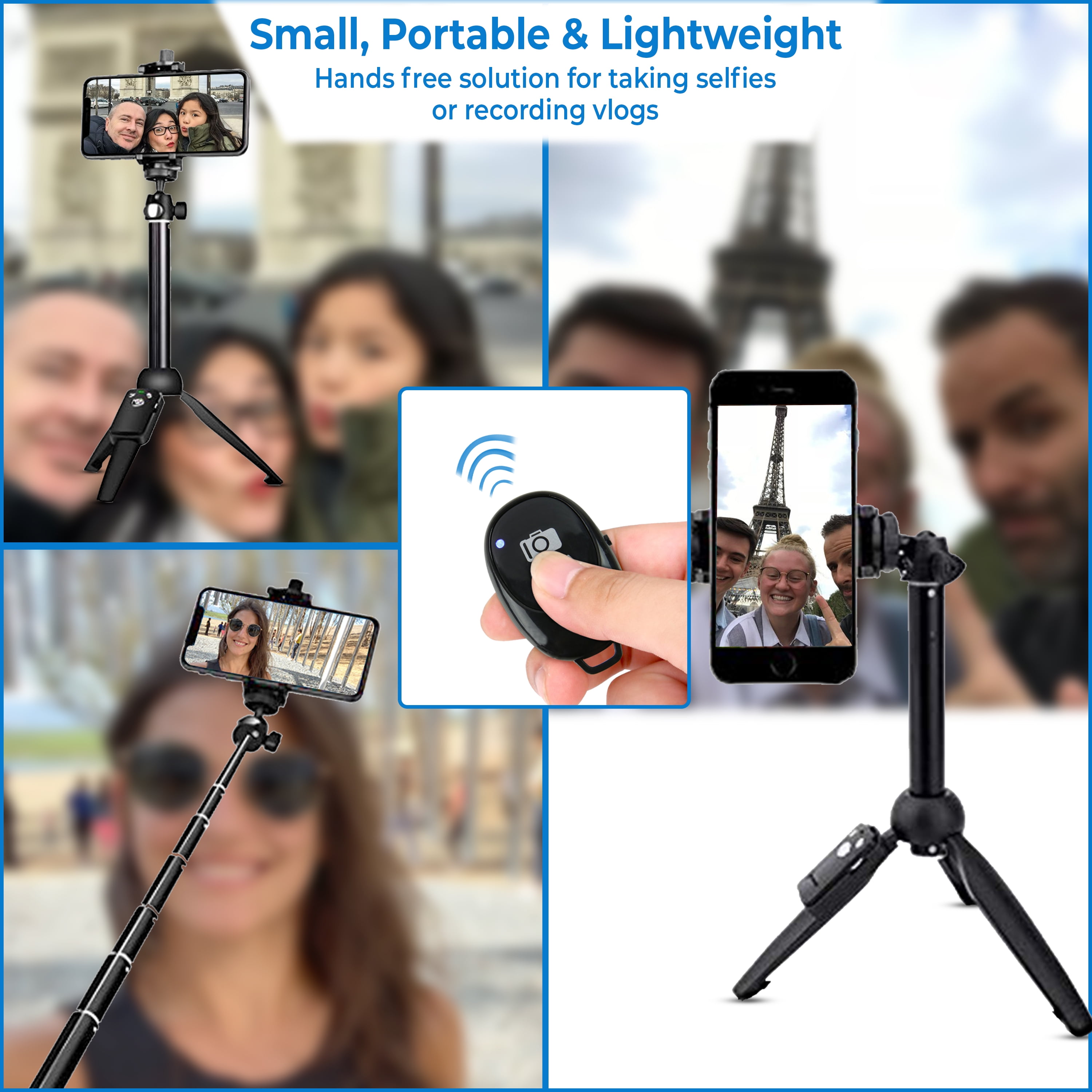 XShot Deluxe Selfie Kit with Remote and Smartphone Holder