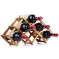 thumbnail image 1 of Wine Rack Foldable Wooden Creative Wine Holder Wine Storage Rack for Home, 1 of 9