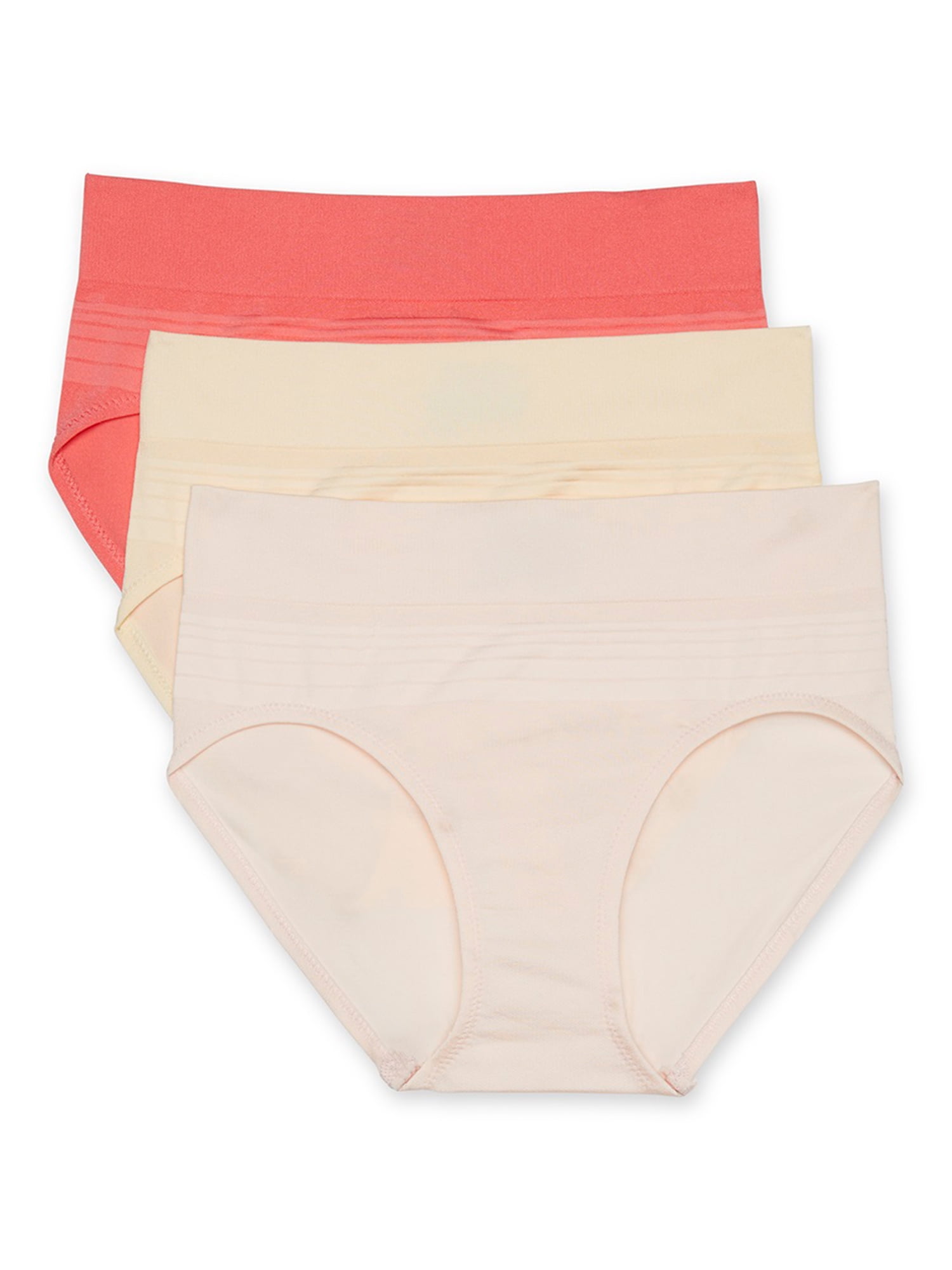 Warners Womens Blissful Benefits Seamless Bikini Panty 3 Pack 